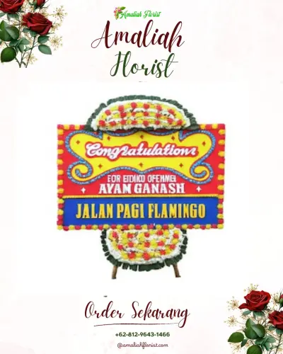 Bunga Papan Congratulation di Gunung Putri